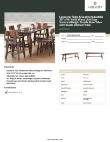 Lancaster Table & Seating 3493096WAL30 Specsheet