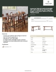 Lancaster Table & Seating 3493096WAL37 Specsheet
