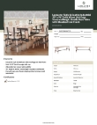 Lancaster Table & Seating 3493096WHT30 Specsheet