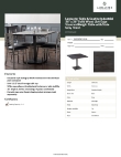 Lancaster Table & Seating 3493636CLG30 Specsheet Lancaster Table & Seating 3493636CLG30 Specsheet
