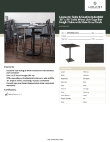 Lancaster Table & Seating 3493636CLG37 Specsheet Lancaster Table & Seating 3493636CLG37 Specsheet