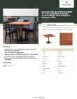 Lancaster Table & Seating 3493636CLM30 Specsheet