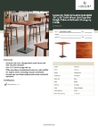 Lancaster Table & Seating 3493636CLM37 Specsheet Lancaster Table & Seating 3493636CLM37 Specsheet