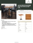 Lancaster Table & Seating 3493636CLN37 Specsheet Lancaster Table & Seating 3493636CLN37 Specsheet