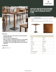 Lancaster Table & Seating 3493636CLW37 Specsheet Lancaster Table & Seating 3493636CLW37 Specsheet