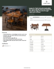 Lancaster Table & Seating 3493636WAD4C Specsheet Lancaster Table & Seating 3493636WAD4C Specsheet