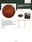 Lancaster Table & Seating 34936RBBMAH Specsheet
