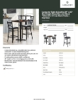 Lancaster Table & Seating 349B2430EXBK Specsheet