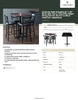 Lancaster Table & Seating 349B3030CBCR Specsheet