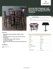 Lancaster Table & Seating 349B3030CBSO Specsheet Lancaster Table & Seating 349B3030CBSO Specsheet