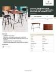 Lancaster Table & Seating 349B3048MAHMC Specsheet Lancaster Table & Seating 349B3048MAHMC Specsheet