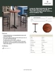 Lancaster Table & Seating 349B30RDMAHX Specsheet Lancaster Table & Seating 349B30RDMAHX Specsheet