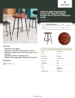 Lancaster Table & Seating 349B30RNDMAHMC Specsheet Lancaster Table & Seating 349B30RNDMAHMC Specsheet