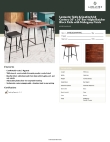 Lancaster Table & Seating 349B3636MAHMC Specsheet Lancaster Table & Seating 349B3636MAHMC Specsheet