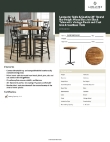 Lancaster Table & Seating 349B36RDVINX Specsheet Lancaster Table & Seating 349B36RDVINX Specsheet