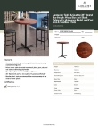 Lancaster Table & Seating 349B36RNDMAHX Specsheet Lancaster Table & Seating 349B36RNDMAHX Specsheet