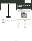 Lancaster Table & Seating 349C17R3BLF Specsheet Lancaster Table & Seating 349C17R3BLF Specsheet