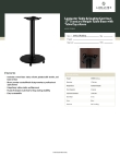 Lancaster Table & Seating 349C17R3SEQ Specsheet