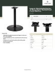Lancaster Table & Seating 349C22R3S Specsheet
