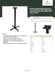 Lancaster Table & Seating 349C22S3BEQ Specsheet
