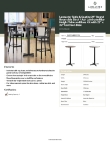 Lancaster Table & Seating 349C24RB222B Specsheet