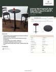 Lancaster Table & Seating 349C24RC222B Specsheet