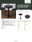 Lancaster Table & Seating 349C24RC222S Specsheet