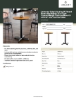 Lancaster Table & Seating 349C24RW222S Specsheet