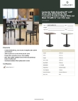 Lancaster Table & Seating 349C24SB17RS Specsheet Lancaster Table & Seating 349C24SB17RS Specsheet
