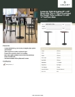 Lancaster Table & Seating 349C24SC17RB Specsheet Lancaster Table & Seating 349C24SC17RB Specsheet