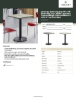 Lancaster Table & Seating 349C24SG17RS Specsheet