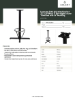 Lancaster Table & Seating 349C3023B16 Specsheet