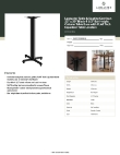 Lancaster Table & Seating 349C3024BEQ Specsheet