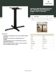 Lancaster Table & Seating 349C3024S Specsheet