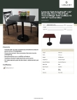 Lancaster Table & Seating 349C302C17RS Specsheet