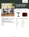 Lancaster Table & Seating 349C302C222S Specsheet