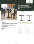 Lancaster Table & Seating 349C30RB222S Specsheet