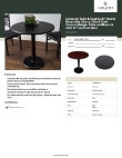 Lancaster Table & Seating 349C30RC17RS Specsheet