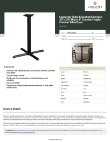 Lancaster Table & Seating 349C30S3C Specsheet