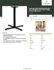 Lancaster Table & Seating 349C30S3S Specsheet
