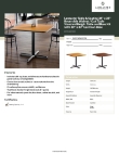 Lancaster Table & Seating 349C36SW303S Specsheet