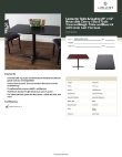 Lancaster Table & Seating 349C422C223S Specsheet Lancaster Table & Seating 349C422C223S Specsheet