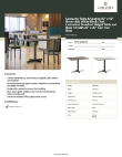 Lancaster Table & Seating 349C423B2X3S Specsheet Lancaster Table & Seating 349C423B2X3S Specsheet