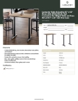 Lancaster Table & Seating 349C423B522B Specsheet Lancaster Table & Seating 349C423B522B Specsheet