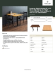 Lancaster Table & Seating 349C423W522S Specsheet