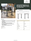 Lancaster Table & Seating 349C483G522B Specsheet