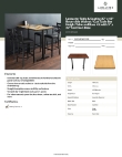 Lancaster Table & Seating 349C483W522B Specsheet