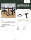 Lancaster Table & Seating 349D2430EXBK Specsheet Lancaster Table & Seating 349D2430EXBK Specsheet
