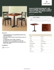 Lancaster Table & Seating 349D2430MAXB Specsheet Lancaster Table & Seating 349D2430MAXB Specsheet