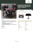 Lancaster Table & Seating 349D3030CBSU Specsheet Lancaster Table & Seating 349D3030CBSU Specsheet
